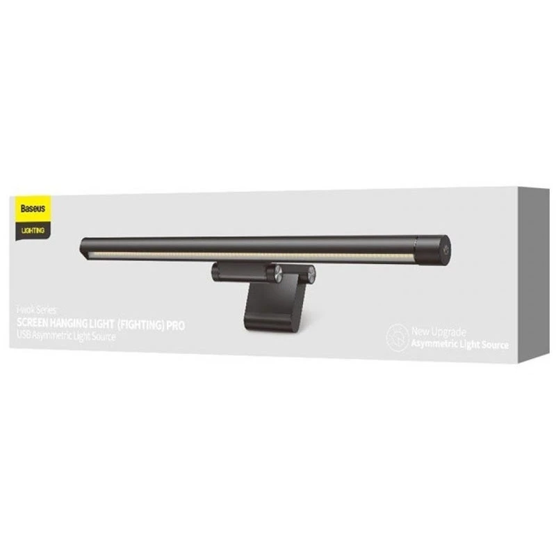 LED лампа для комп'ютера Baseus I-Wok Asymmetric Light Source Screen Hanging Light (fighting) Pro – Black. Фото 6 з 8