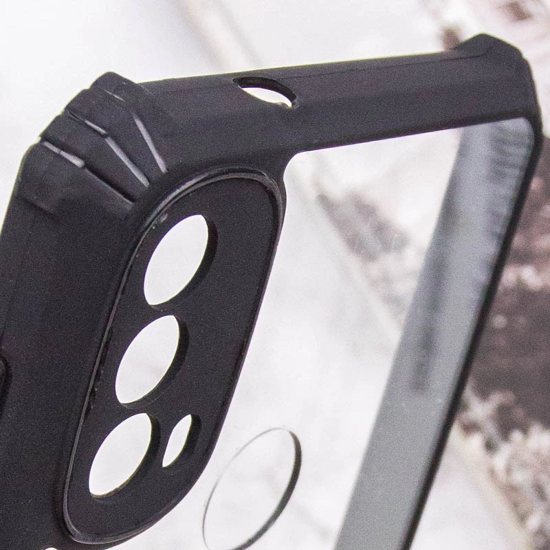 Чорний TPU+PC з посиленими кутами для Motorola Moto E20 – Black. Фото 5 з 6