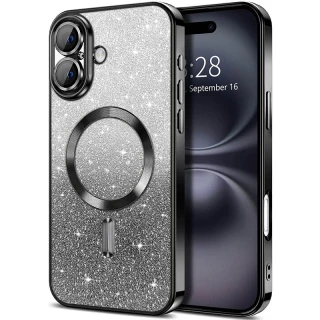 Чохол з блискітками, захисними лінзами на камеру та MagSafe на Apple iPhone 17 (6.3") фото 1 з 5