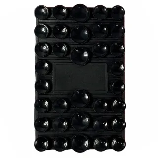 Тримач-присоска для телефону Sticker Hold Silicone 100*60 мм — Black