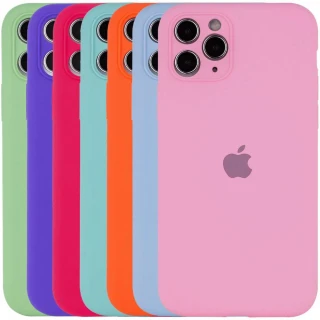 Чехол Silicone Case с защитой камеры для Apple iPhone 12 Pro (6.1") фото 1 Чехол Silicone Case с защитой камеры для Apple iPhone 12 Pro (6.1") фото 1 из 2