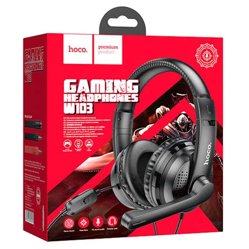 Стереонавушники Hoco W103 Magic Tour Gaming – Чорний. Фото 6 з 6
