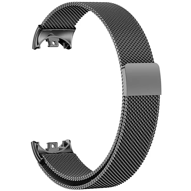 Ремінець Milanese Loop New Design для Xiaomi Mi Band 8/9/10 – Black. Фото 2 з 3