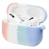 Силіконовий футляр Colorfull для навушників AirPods 3 – Рожевий / Бузковий. Фото 1 з 1