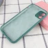 Чохол Silk Full Camera Protective (AA) NO LOGO для Apple iPhone 12 (6.1") – Зелений / Pine green. Фото 2 з 2