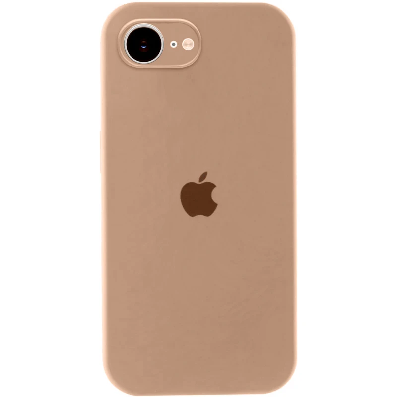 Чехол Silicone Case с защитой камеры для Apple iPhone 17e (6.1") – Бежевый / Desert Gold. Фото 1 из 1