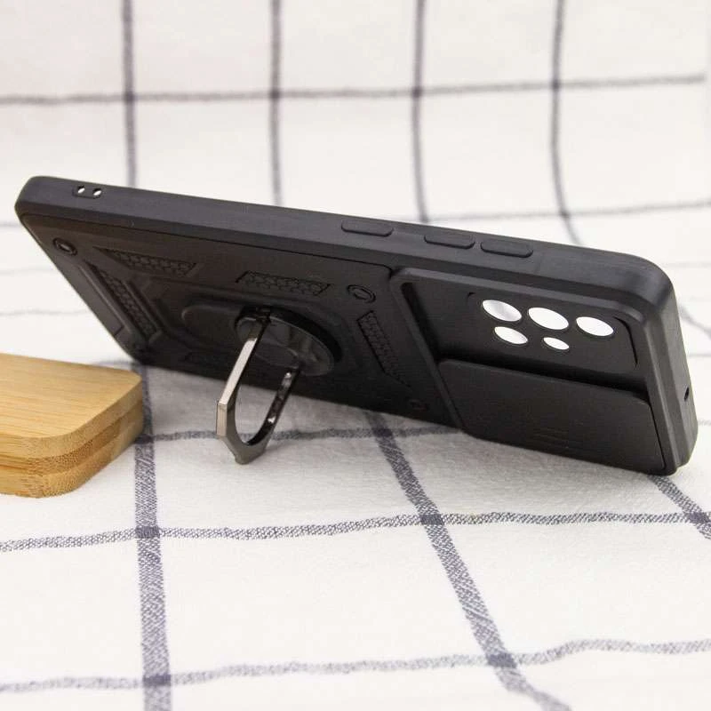 Протиударний чохол Serge Ring з захистом камери на Samsung Galaxy A71 – Чорний. Фото 5 з 5