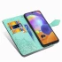 Кожаный чехол-книжка Art Case с визитницей для Samsung Galaxy A04e – Бирюзовый. Фото 2 из 6