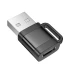 Перехідник Hoco UA31D OTG USB male to Type-C female USB2.0 – Black. Фото 4 з 5