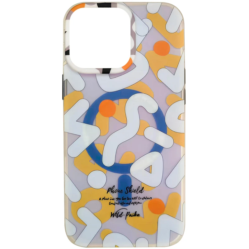 TPU чохол Pastel Chaos with MagSafe для Apple iPhone 16 – White. Фото 1 з 1