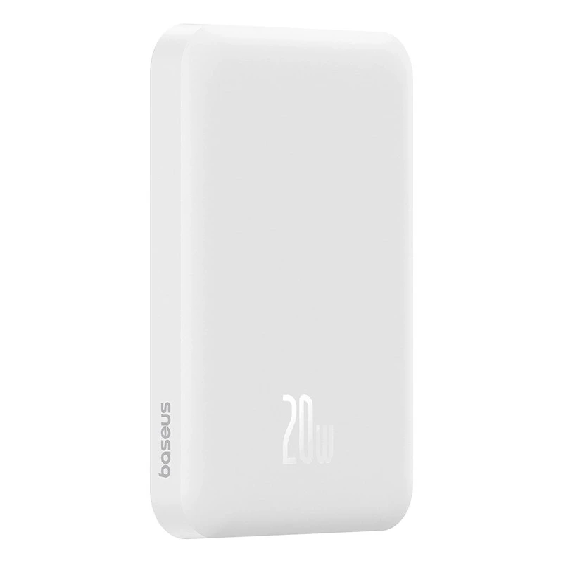 

Портативний зарядний пристрій Power Bank Baseus Magnetic Mini OS 20W c БЗП 5000 mAh (P10022107) (Stellar White)
