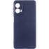 Чохол Silicone Case Lakshmi Plus з закритою камерою на Motorola Moto G85 – Синій / Midnight Blue. Фото 1 з 1