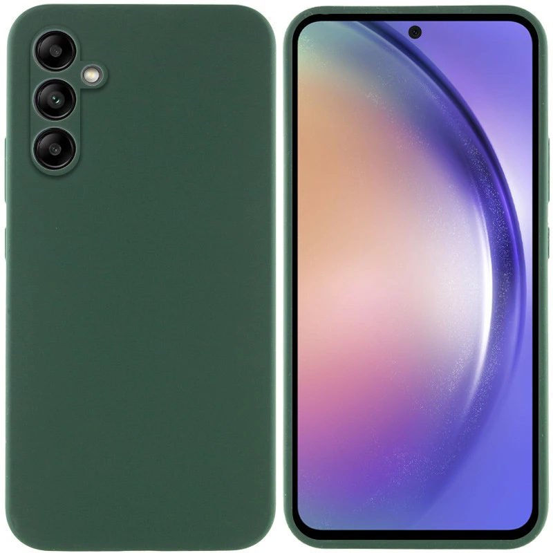 Чехол Silicone Case Lakshmi Premium з закритою камерою на Samsung Galaxy A54 5G – Зеленый / Cyprus Green. Фото 12 из 14