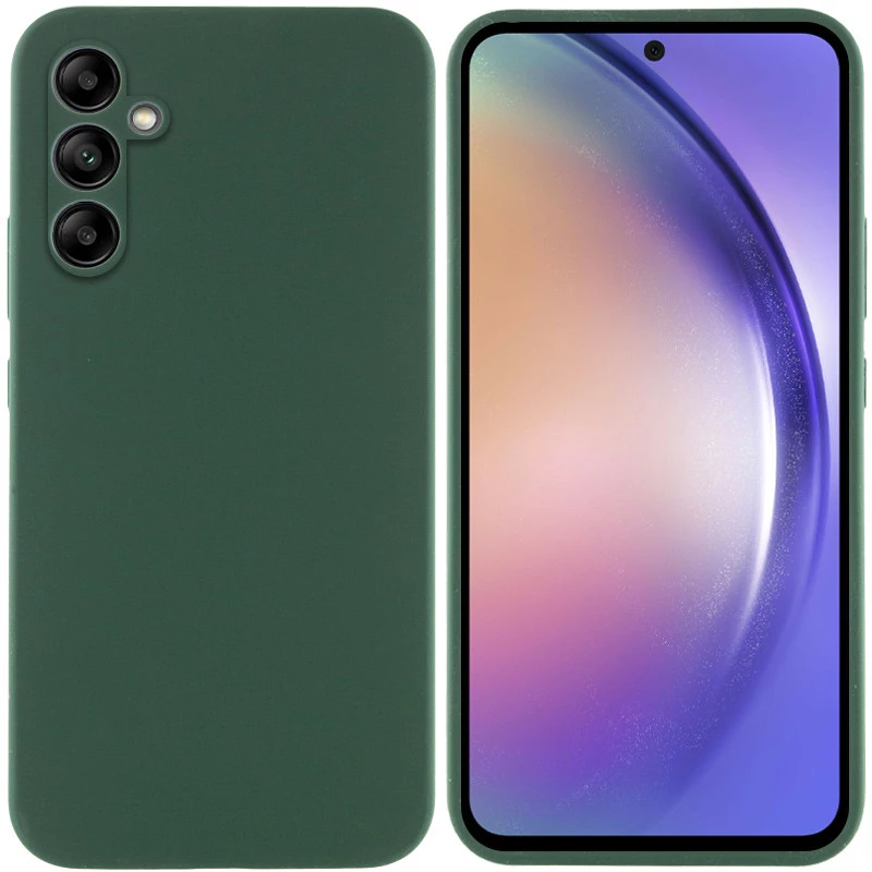 Чехол Silicone Case Lakshmi Premium з закритою камерою на Samsung Galaxy A54 5G – Зеленый / Cyprus Green. Фото 12 из 14