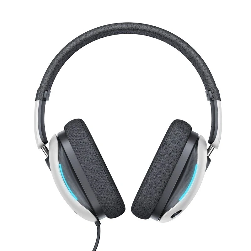 Накладні навушники Baseus OS GoPlay 1+ Max Gaming (USB-A/2m) (A00181003213-00) – Moon White. Фото 4 з 8