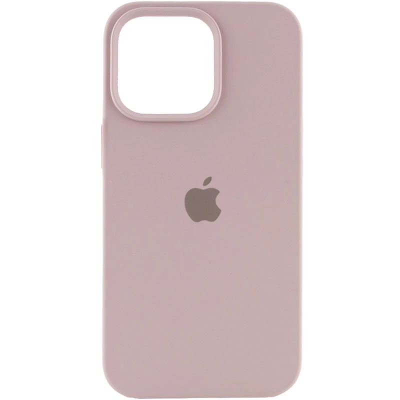 Чохол Silicone Case (AA) Logo with MagSafe для Apple iPhone 12 Pro (6.1") – Сірий / Lavender. Фото 1 з 6