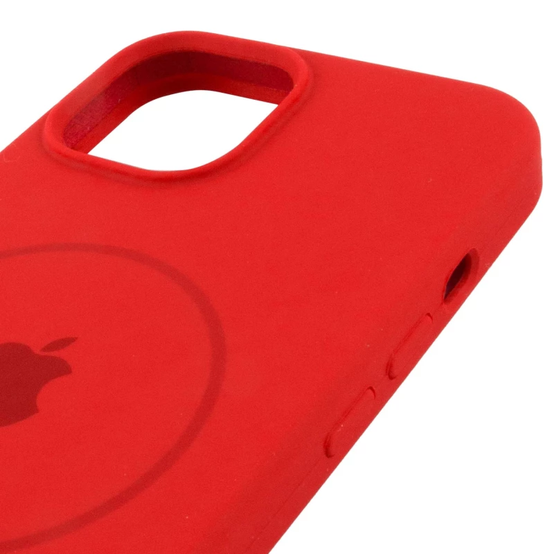 Чохол Silicone Armor Max with MagSafe для Apple iPhone 15 Plus (6.7") – Червоний / Red. Фото 5 з 6