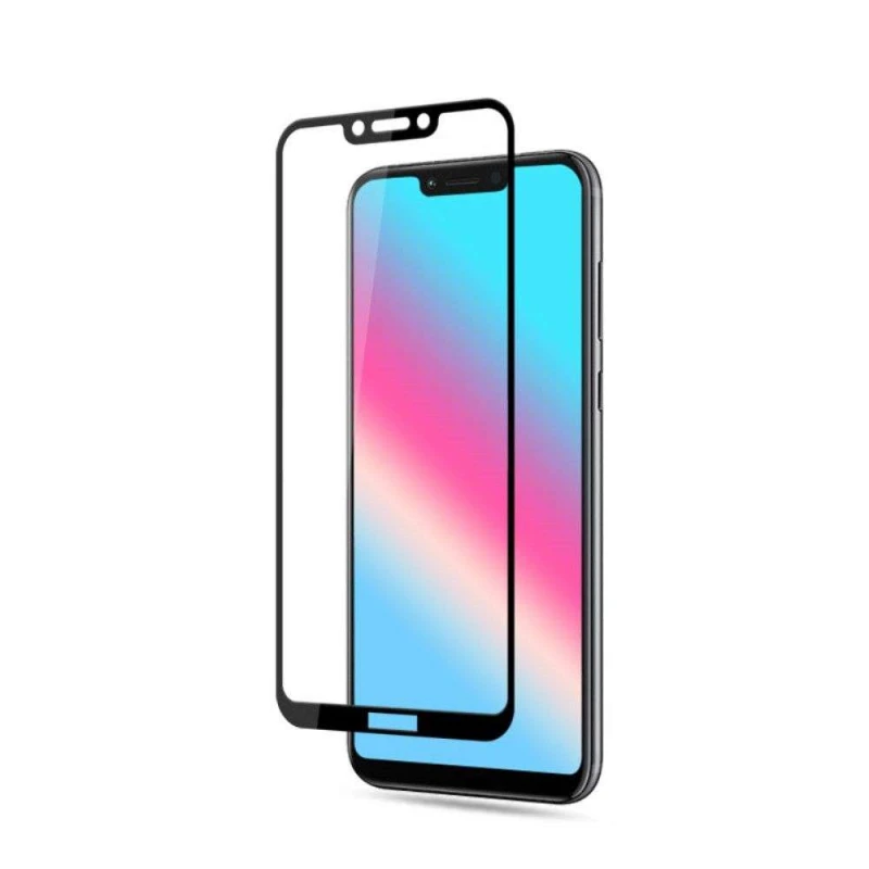 Захисне скло Mocolo (full glue) на Huawei Honor Play – Чорний. Фото 2 з 4