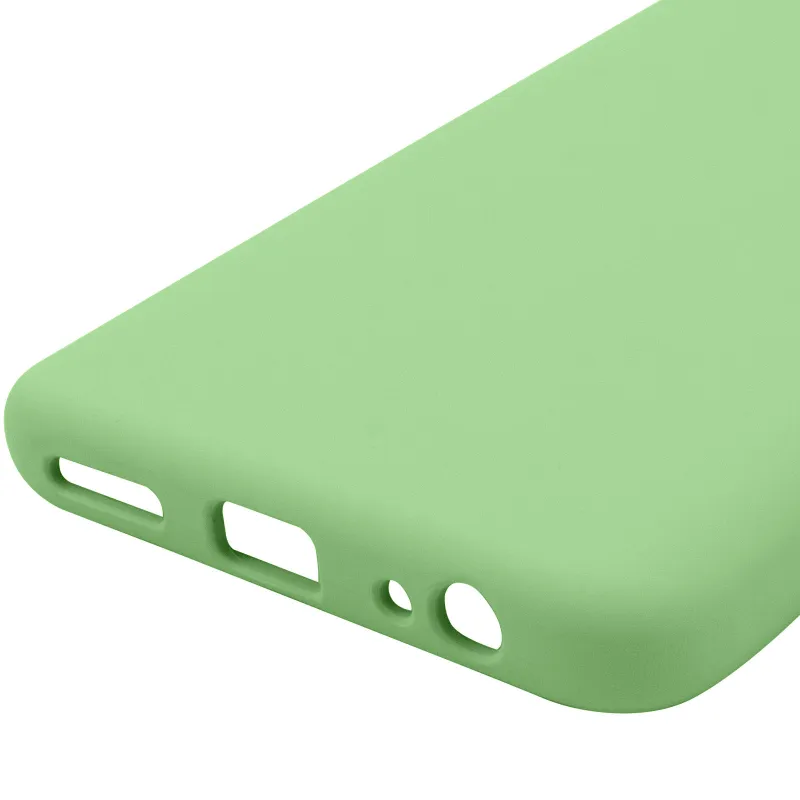 Чехол Silicone Case Lakshmi Premium з закритою камерою на TECNO Pop 5 LTE – Мятный / Mint. Фото 8 из 8