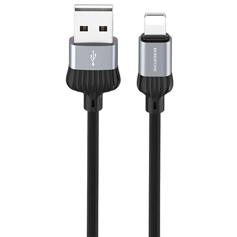 

Дата кабель Borofone BX28 Dignity USB to Lightning (1m) (Metal gray)