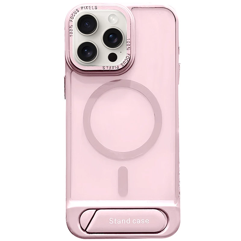 TPU+PC чехол Stand case для Apple iPhone 14 Pro (6.1") – Pink. Фото 1 из 6