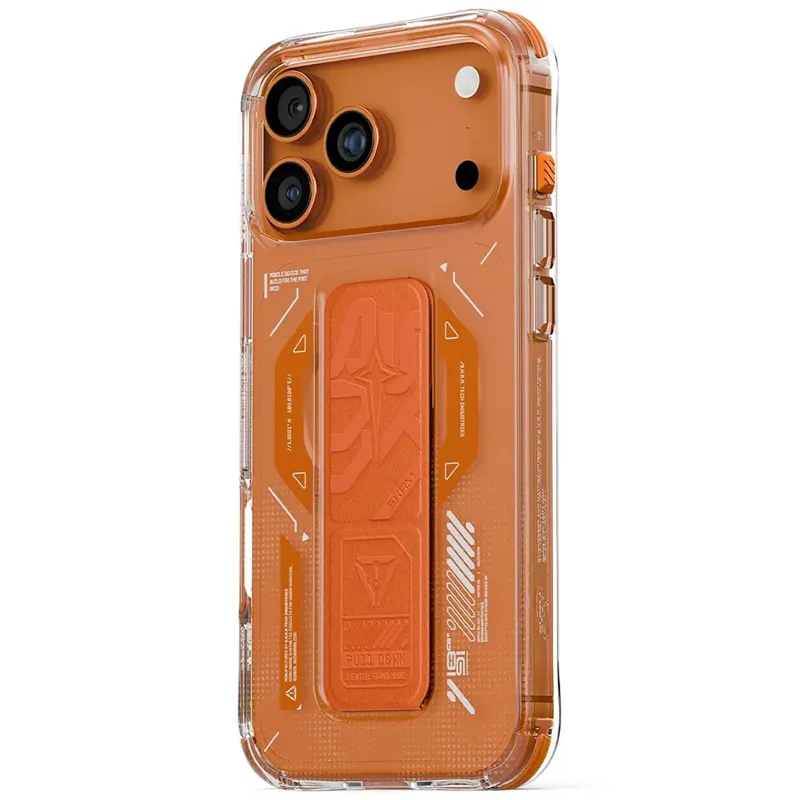 PC чохол Skinarma Helio with MagCharge для Apple iPhone 17 Pro (6.3") – Orange. Фото 3 з 5