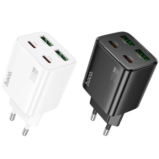 СЗУ Hoco N55 Fundador PD20W four-port (2USB-A/2C) фото 1 СЗУ Hoco N55 Fundador PD20W four-port (2USB-A/2C) фото 1 из 2