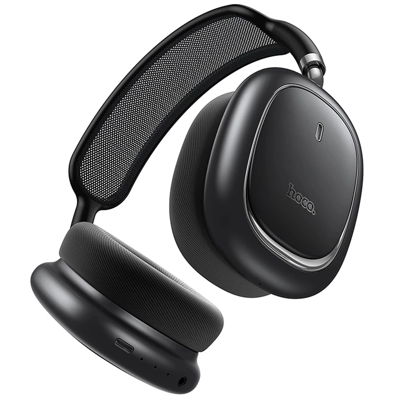 Накладні бездротові навушники Hoco W68 Calma ANC (App) – Metal gray. Фото 2 з 3