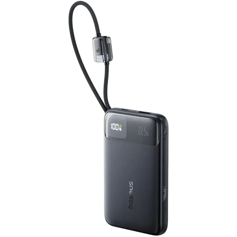 Портативное ЗУ Power Bank Baseus EnerFill FC11 PD22.5W with cable 10000 mAh (E0027R) – Cosmic Black. Фото 2 из 3