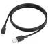 Дата кабель Borofone BX113 Lenny USB to Lightning 2.4A (1m) – Black. Фото 5 з 5