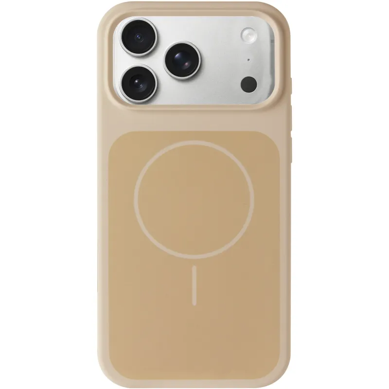 Чохол Silk Duo Color (AA) NO LOGO with Magnetic Fit для Apple iPhone 18 Pro Max – Antigue White. Фото 2 з 5