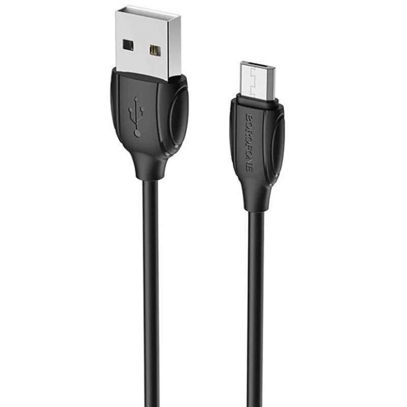 

Дата кабель Borofone BX19 USB to MicroUSB (1m) (Чорний)