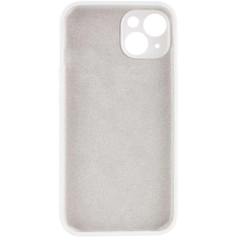 Чохол з захистом камери Silicone Case для Apple iPhone 14 Plus (6.7") – Білий / White. Фото 2 з 2