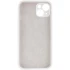 Чохол з захистом камери Silicone Case для Apple iPhone 14 Plus (6.7") – Білий / White. Фото 2 з 2