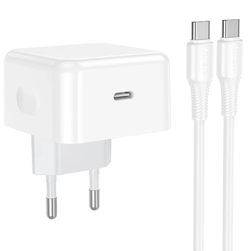 СЗУ Hoco C161A Speed PD40W (1USB-C) + кабель Type-C to Type-C фото 1 из 1
