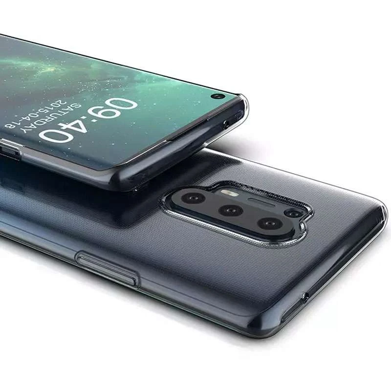 Ультратонкий силиконовый чехол 1 мм для OnePlus 8 Pro – Бесцветный (прозрачный). Фото 2 из 5