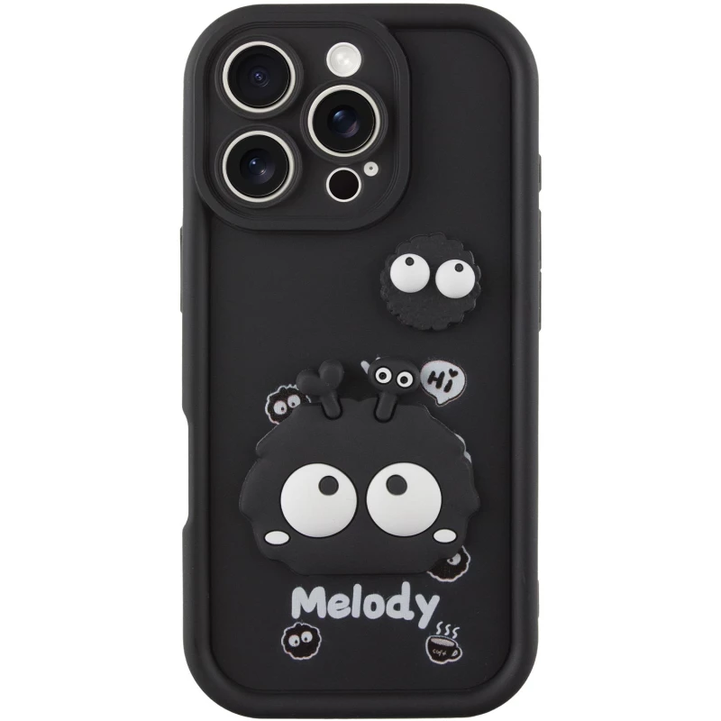 Чехол TPU Toys Case для Apple iPhone 16 Pro Max – Black / Melody. Фото 1 из 8