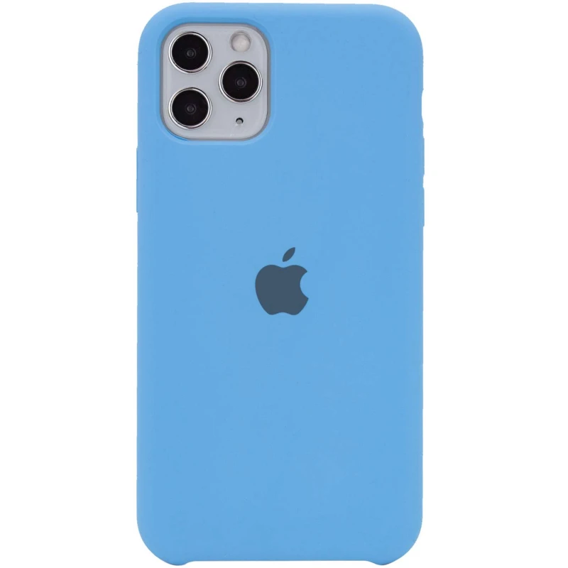 

Чохол Silicone Case на Apple iPhone 11 Pro (5.8") (Блакитний / Cornflower)