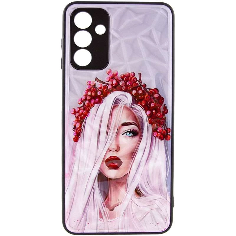 Скляний чохол Prisma Ladies на Samsung Galaxy A14 4G/5G – Ukrainian Girl. Фото 3 з 5