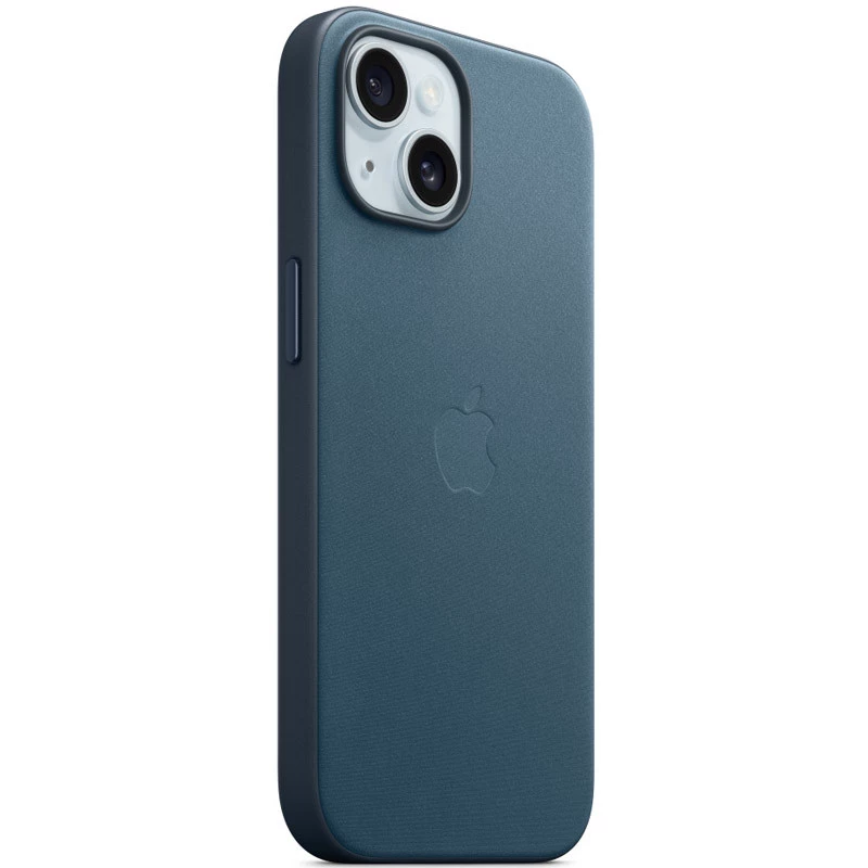 Чехол FineWoven with MagSafe для Apple iPhone 15 Plus (6.7") – Pacific Blue. Фото 2 из 3