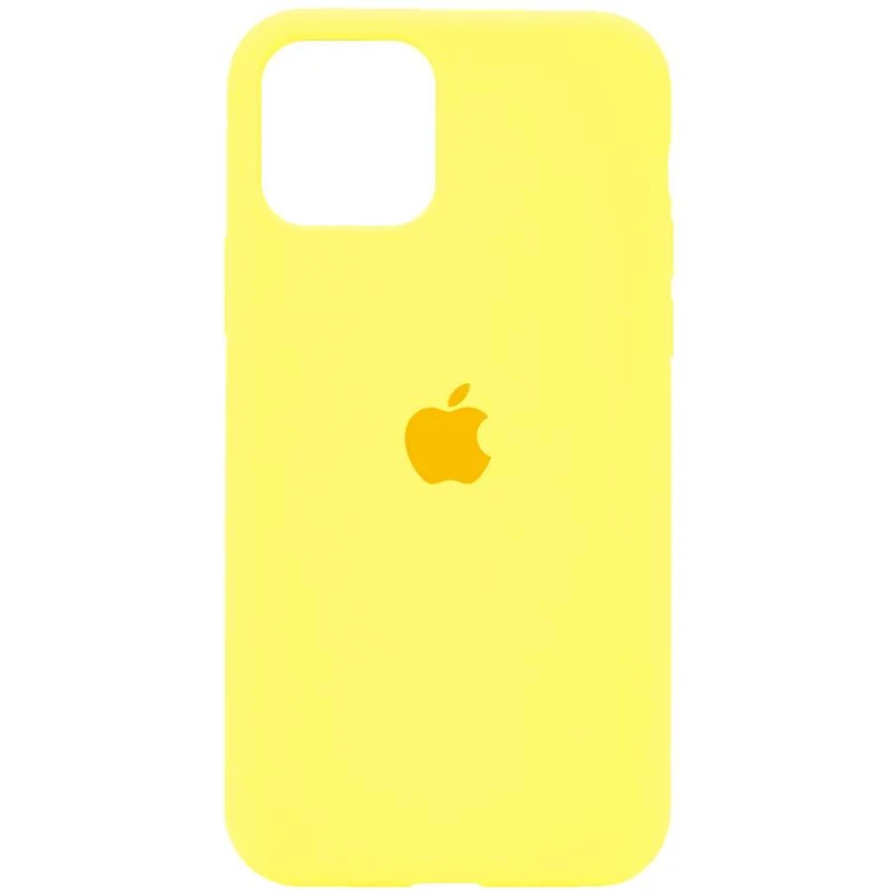 

Чехол Silicone Case с закрытым низом для Apple iPhone 11 (6.1") (Желтый / Yellow), Жовтий / yellow