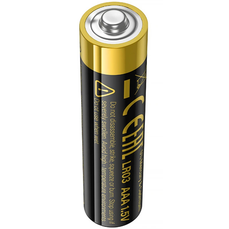 Батарейки Hoco AAA (LR03) Alkaline упаковка 10 шт – Black. Фото 4 з 6