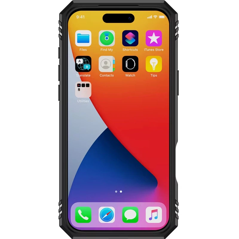 Противоударный чехол Serge Ring с кольцом для Apple iPhone 17 Pro Max (6.9") – Черный. Фото 8 из 8