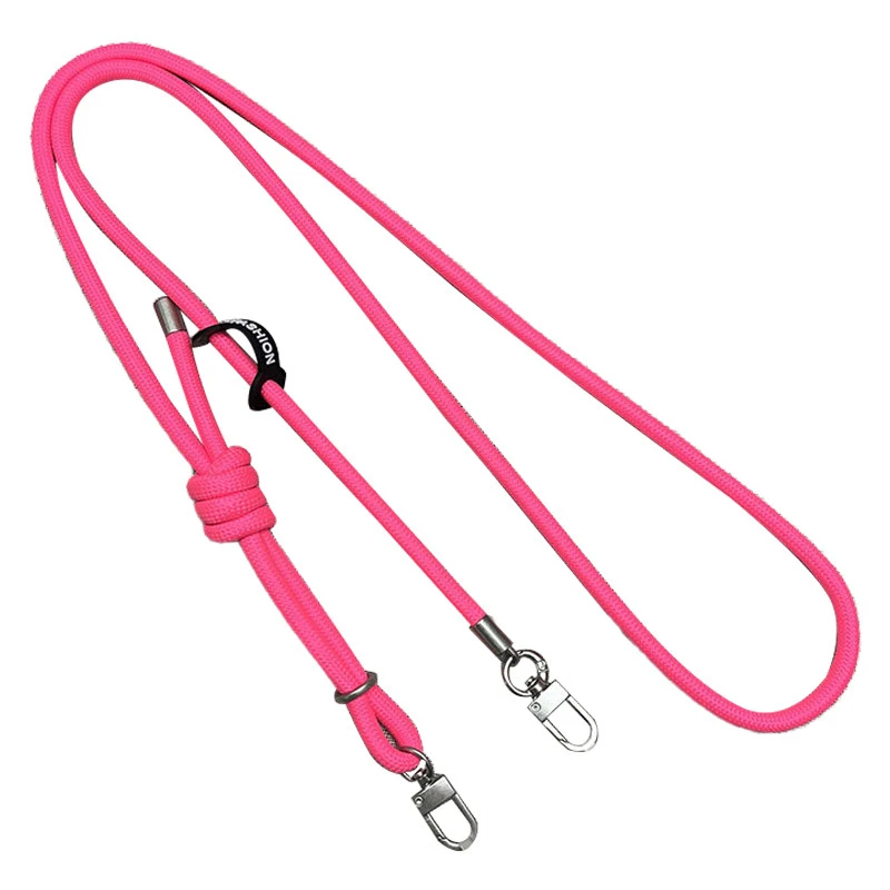 Шнурок із двома кріпленнями (8 мм) 150 см – Barbie Pink. Фото 2 з 3