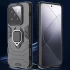 Протиударний чохол Transformer з кільцем на Xiaomi 14 Pro – Чорний / Soul Black. Фото 6 з 8