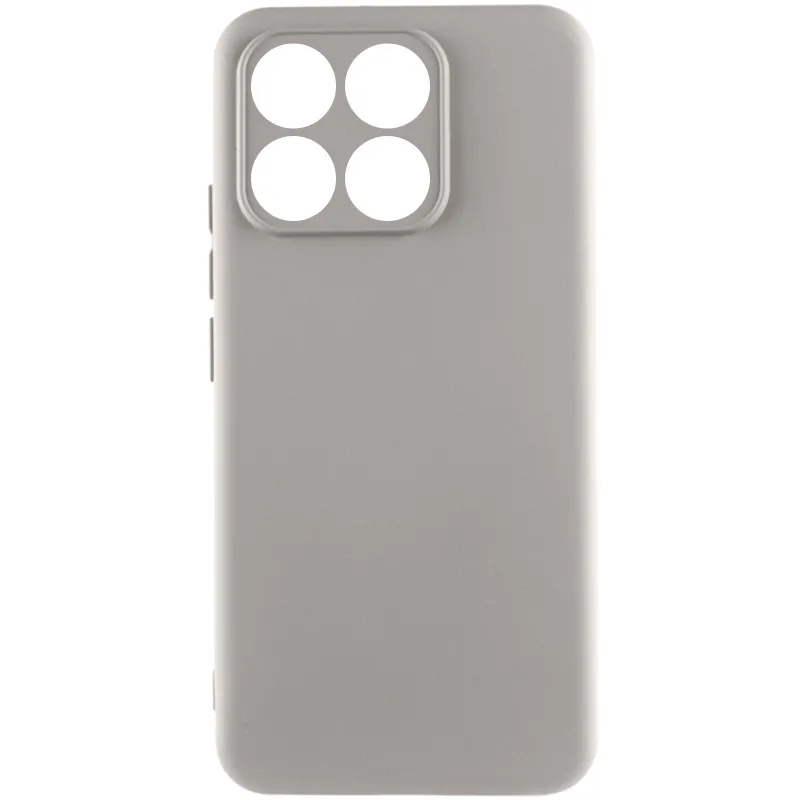 Цветной силиконовый чехол GETMAN с закрытой камерой на Motorola Edge 70 Fusion – Серый / Lavender. Фото 1 из 1