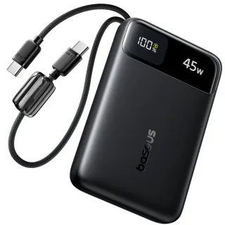 Портативний ЗП Power Bank Baseus EnerFill FC11 PD45W with cables 10000 mAh (E00310) фото 1 з 1