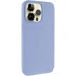 Чехол с закрытым низом Silicone Case для Apple iPhone 13 Pro Max (6.7") – Голубой / Lilac Blue. Фото 3 из 13