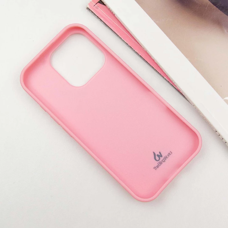 TPU чохол Bling World Rock Diamond на Apple iPhone 12 Pro Max (6.7") – Рожевий. Фото 5 з 8