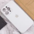 Чехол Silicone Case с защитой камеры для Apple iPhone 15 Pro (6.1") – Белый / White. Фото 5 из 6